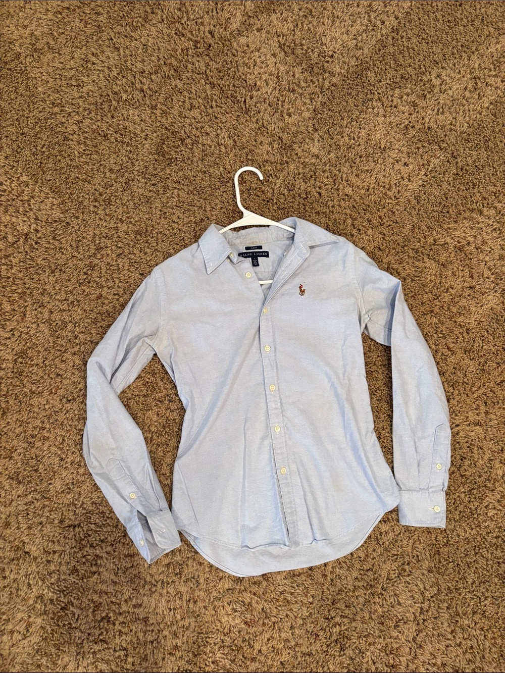 Polo by Ralph Lauren Light Blue Oxford Button-Down Shirt for Men